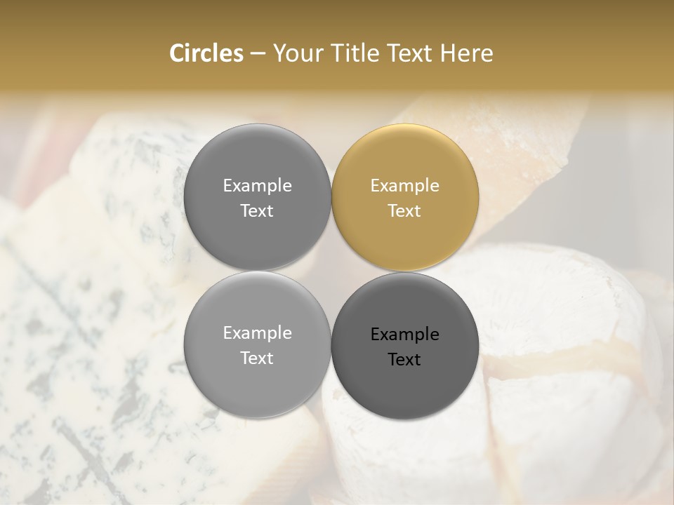 Cheddar Roquefort Gruyere PowerPoint Template