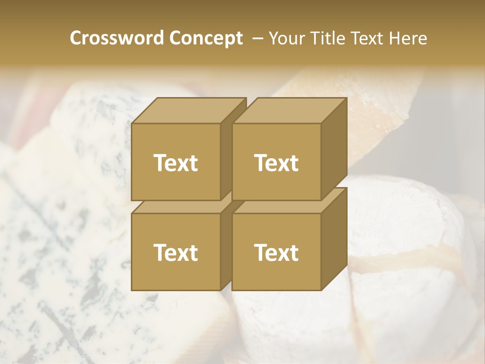 Cheddar Roquefort Gruyere PowerPoint Template