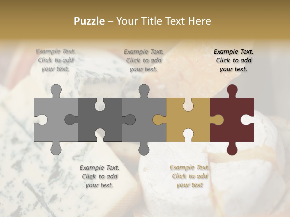 Cheddar Roquefort Gruyere PowerPoint Template