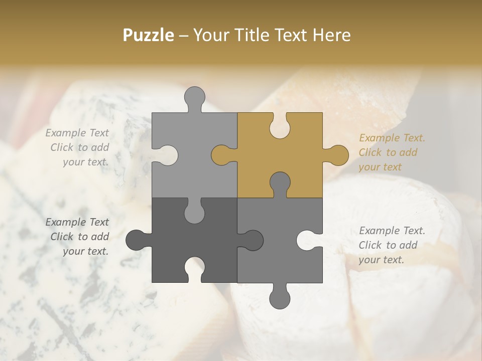 Cheddar Roquefort Gruyere PowerPoint Template