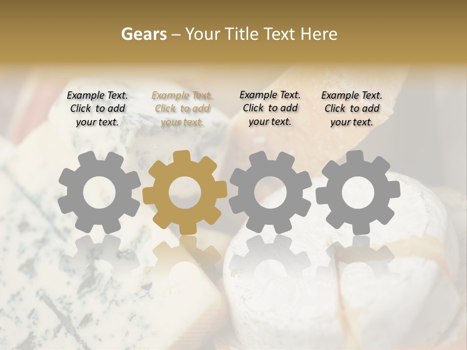 Cheddar Roquefort Gruyere PowerPoint Template