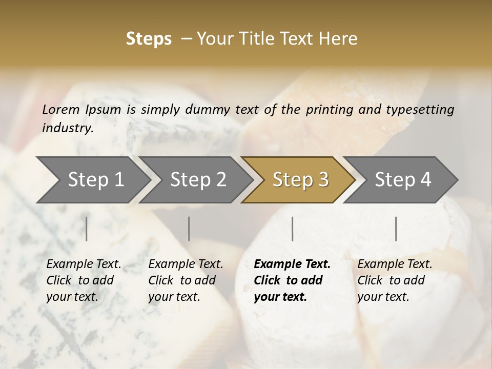 Cheddar Roquefort Gruyere PowerPoint Template