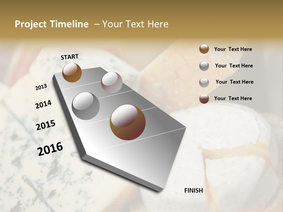Cheddar Roquefort Gruyere PowerPoint Template