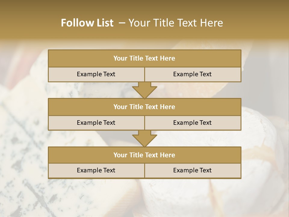 Cheddar Roquefort Gruyere PowerPoint Template