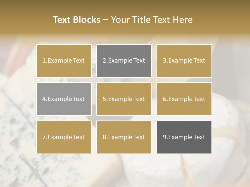 Cheddar Roquefort Gruyere PowerPoint Template
