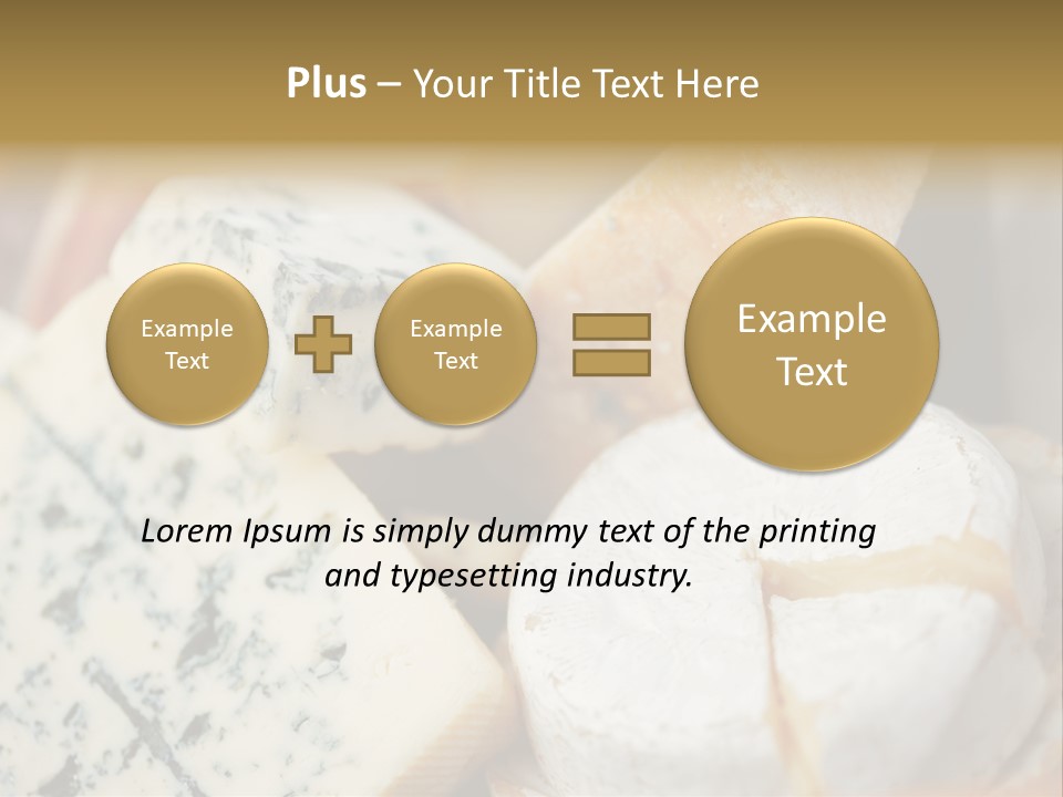 Cheddar Roquefort Gruyere PowerPoint Template