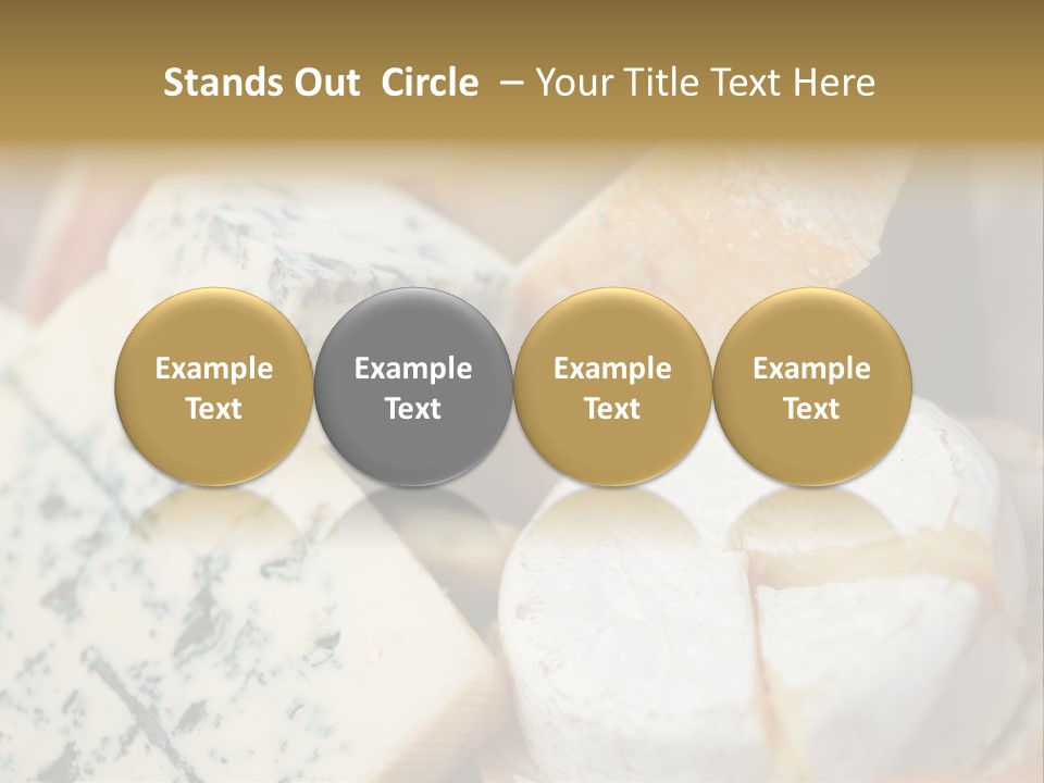 Cheddar Roquefort Gruyere PowerPoint Template