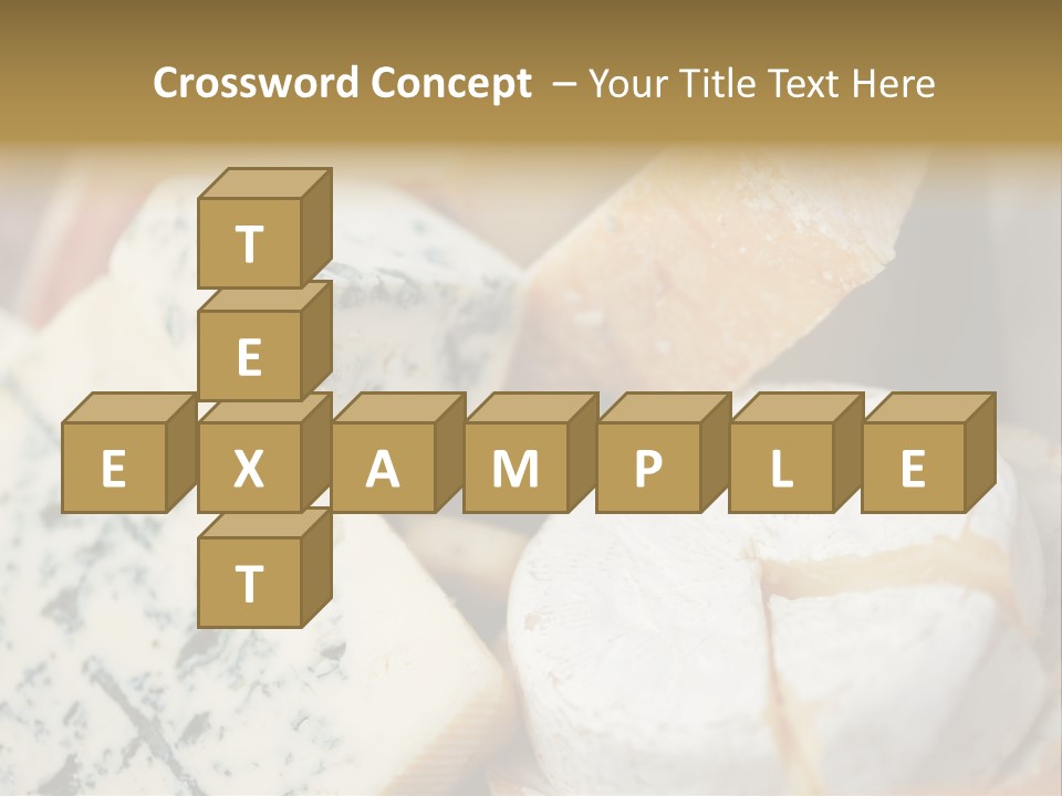 Cheddar Roquefort Gruyere PowerPoint Template