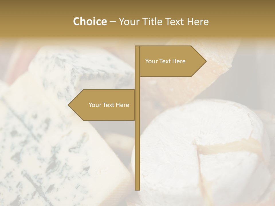 Cheddar Roquefort Gruyere PowerPoint Template