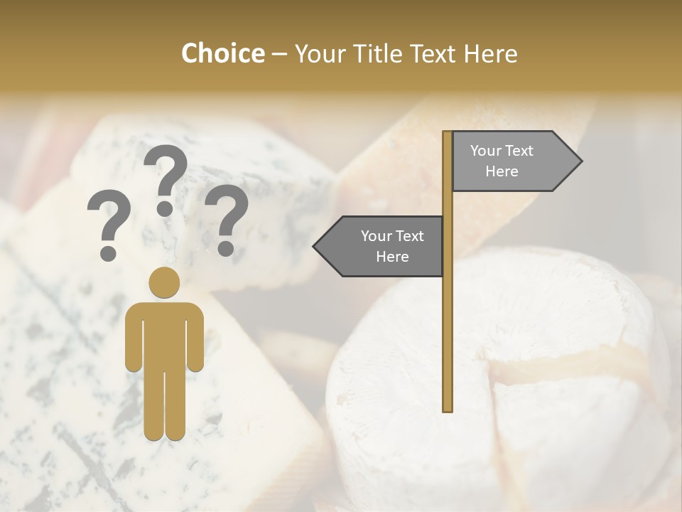 Cheddar Roquefort Gruyere PowerPoint Template