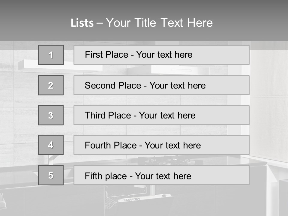 Lamp Detail Minimalism PowerPoint Template