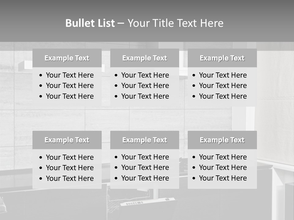 Lamp Detail Minimalism PowerPoint Template