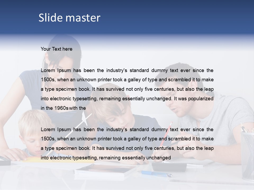 Background Joy Person PowerPoint Template