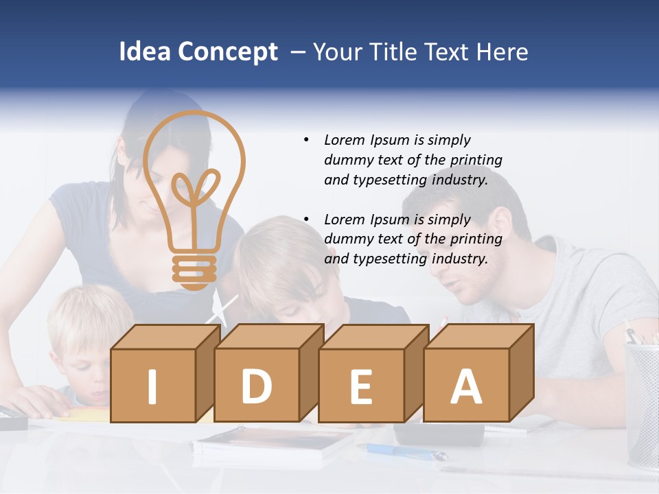 Background Joy Person PowerPoint Template