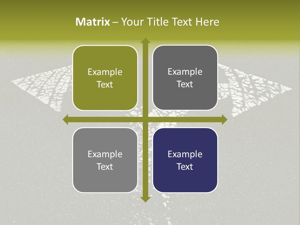 Bidirectional Rugged Drawing PowerPoint Template