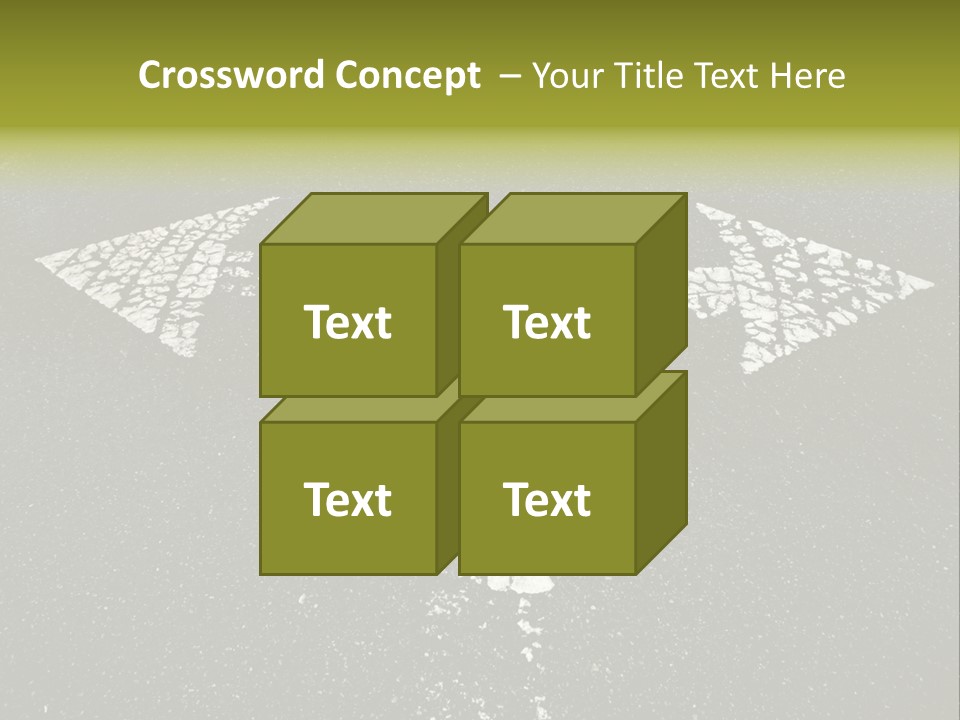 Bidirectional Rugged Drawing PowerPoint Template
