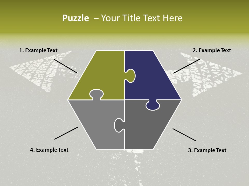 Bidirectional Rugged Drawing PowerPoint Template