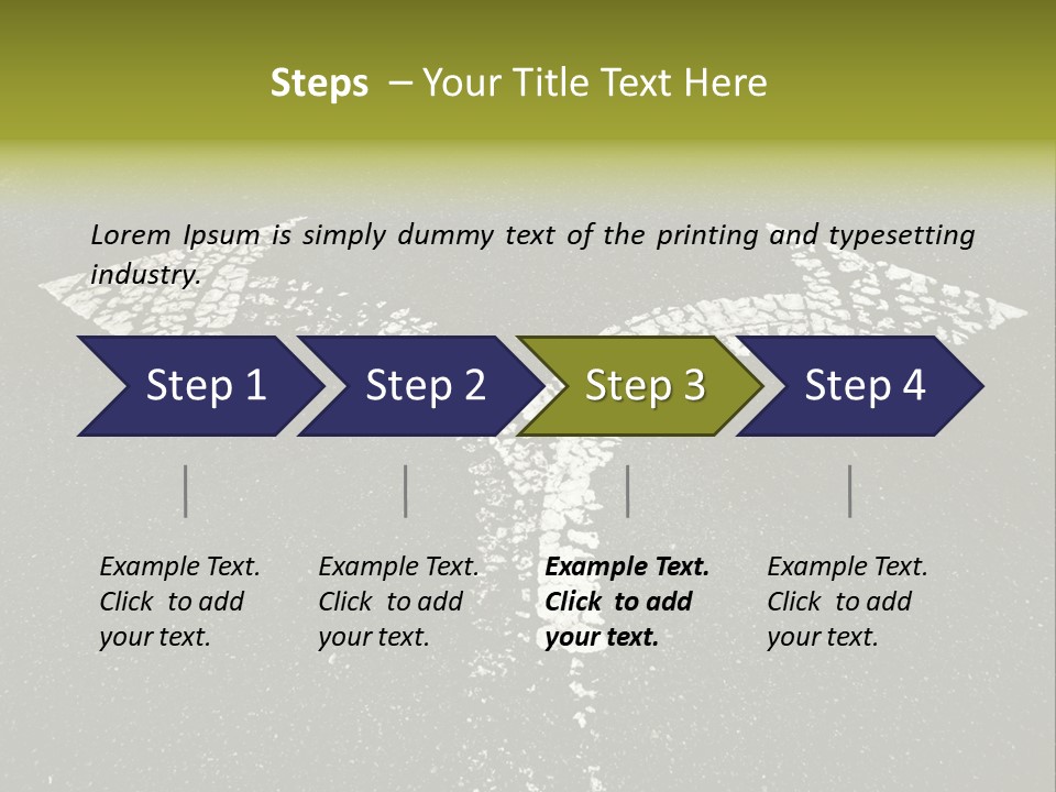 Bidirectional Rugged Drawing PowerPoint Template