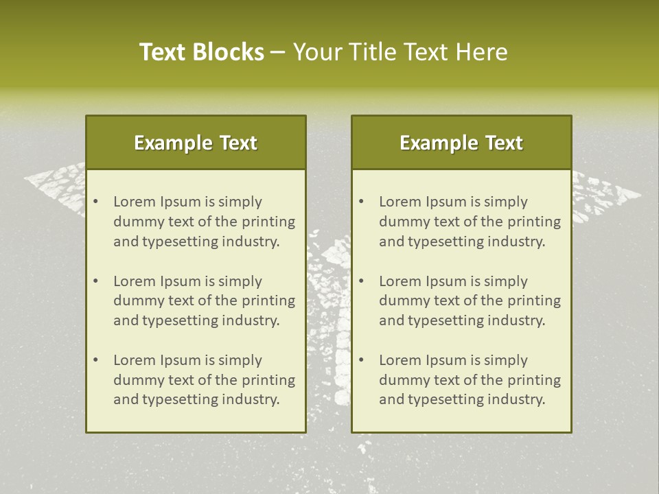 Bidirectional Rugged Drawing PowerPoint Template