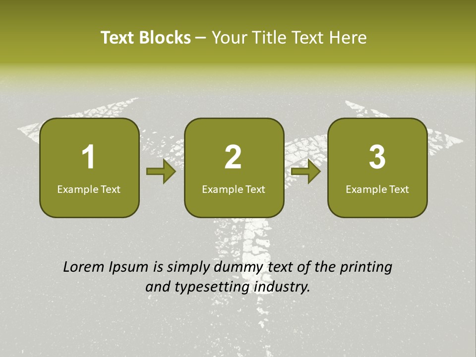 Bidirectional Rugged Drawing PowerPoint Template