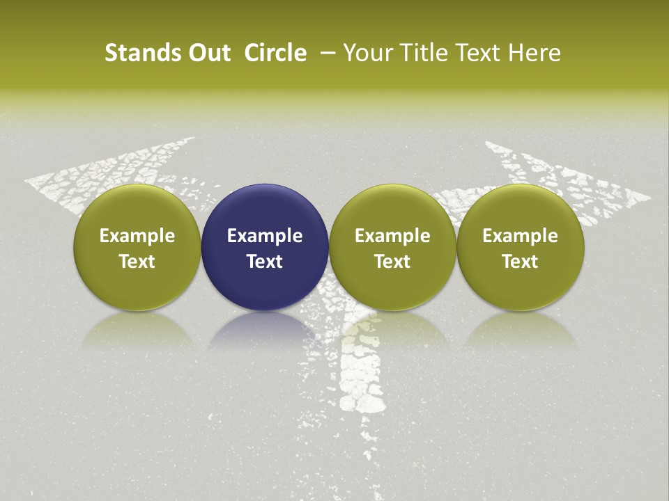 Bidirectional Rugged Drawing PowerPoint Template