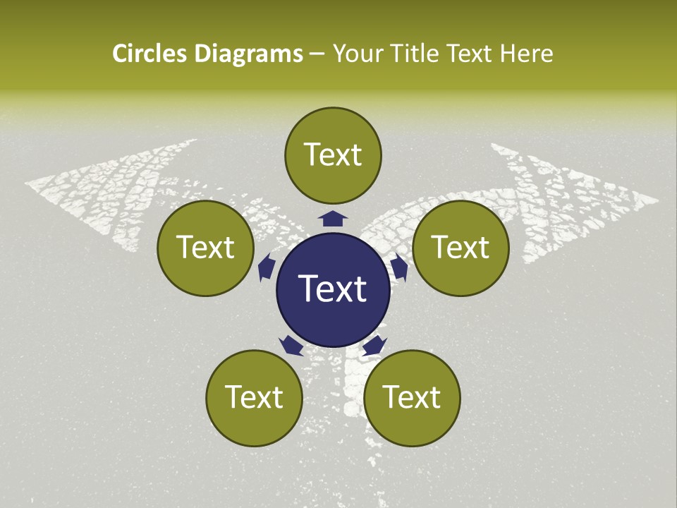 Bidirectional Rugged Drawing PowerPoint Template