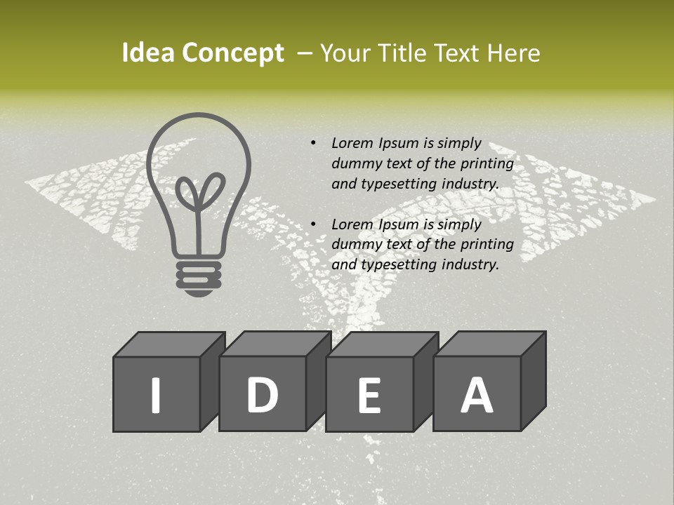 Bidirectional Rugged Drawing PowerPoint Template
