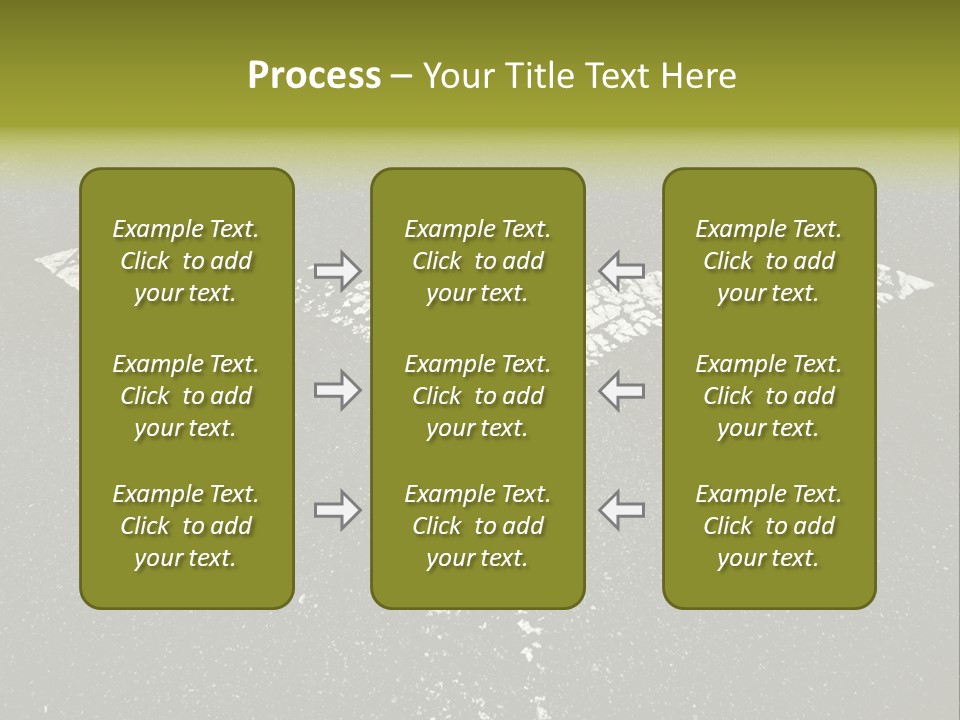 Bidirectional Rugged Drawing PowerPoint Template