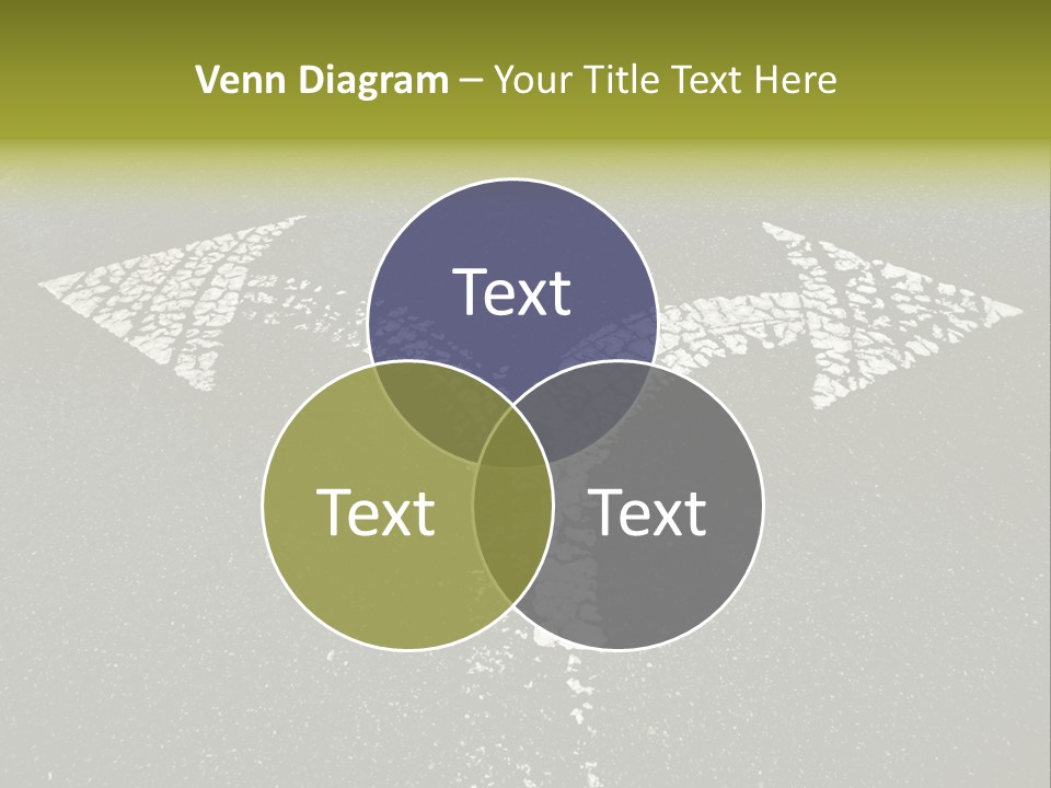 Bidirectional Rugged Drawing PowerPoint Template
