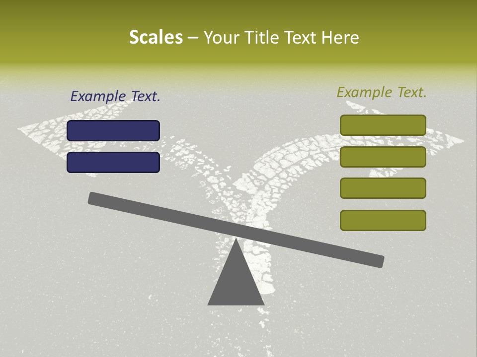 Bidirectional Rugged Drawing PowerPoint Template
