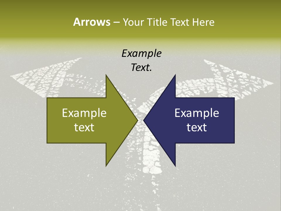 Bidirectional Rugged Drawing PowerPoint Template