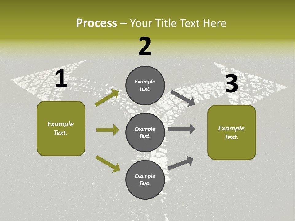Bidirectional Rugged Drawing PowerPoint Template