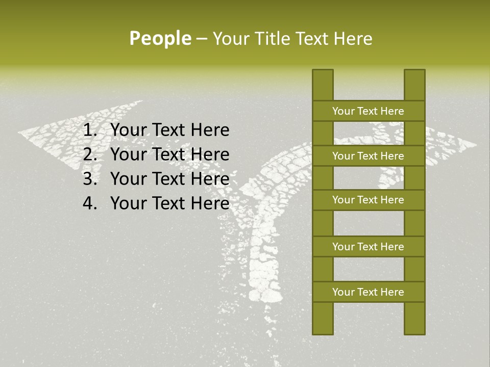 Bidirectional Rugged Drawing PowerPoint Template