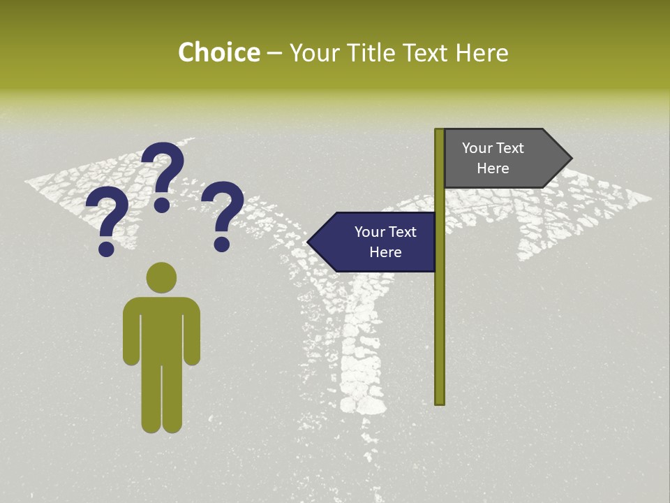 Bidirectional Rugged Drawing PowerPoint Template