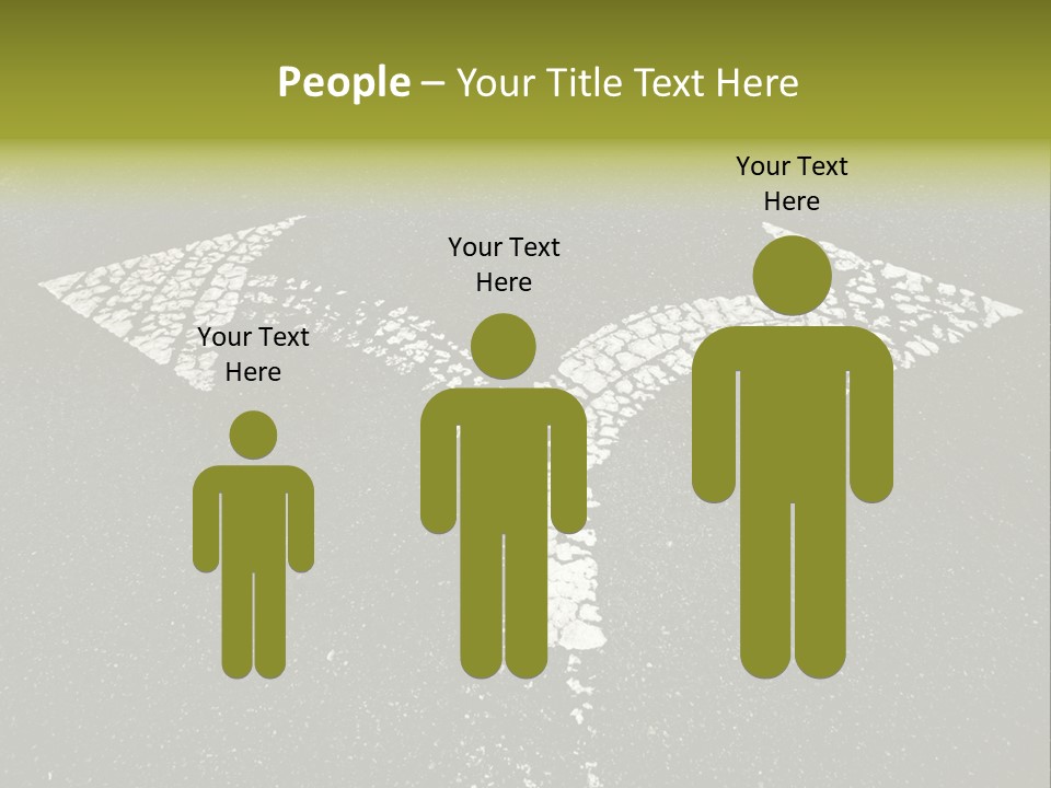 Bidirectional Rugged Drawing PowerPoint Template