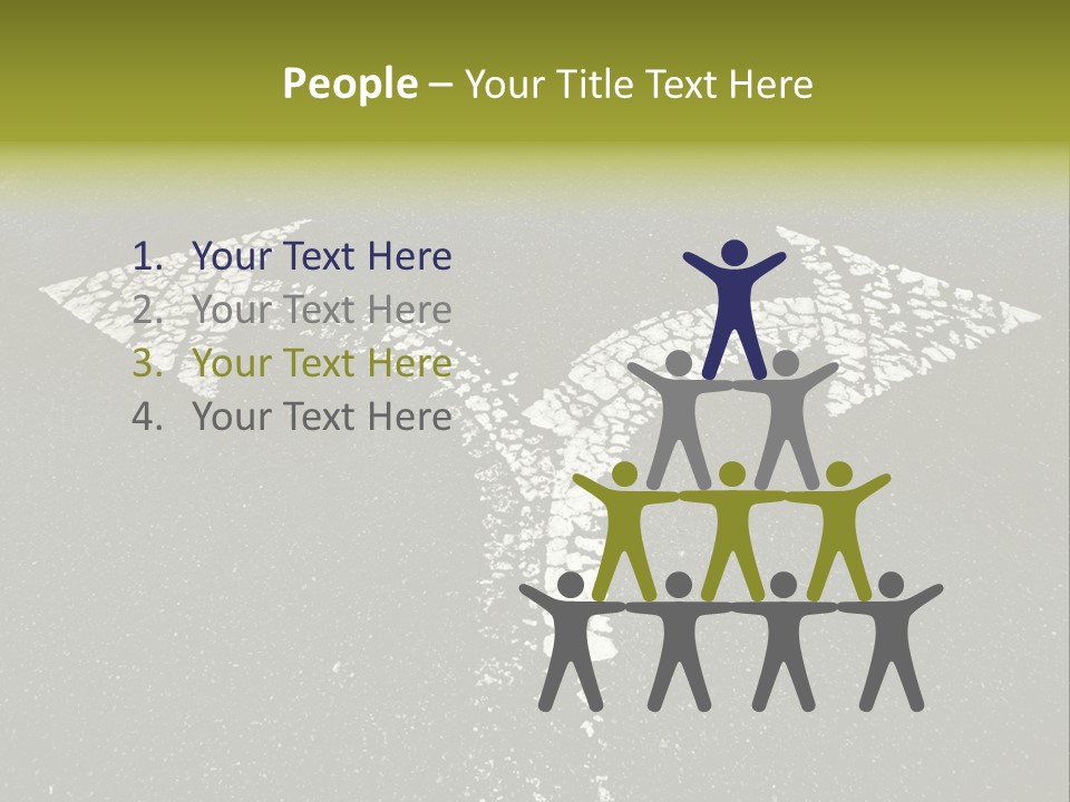 Bidirectional Rugged Drawing PowerPoint Template