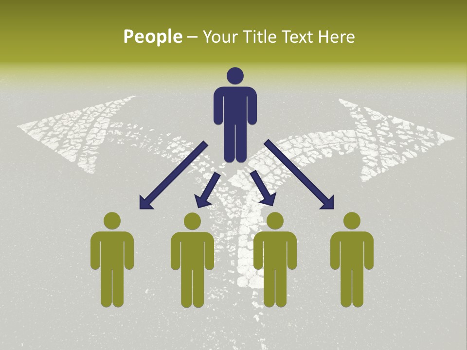 Bidirectional Rugged Drawing PowerPoint Template