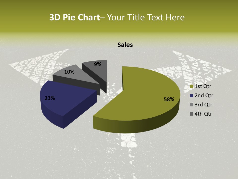 Bidirectional Rugged Drawing PowerPoint Template