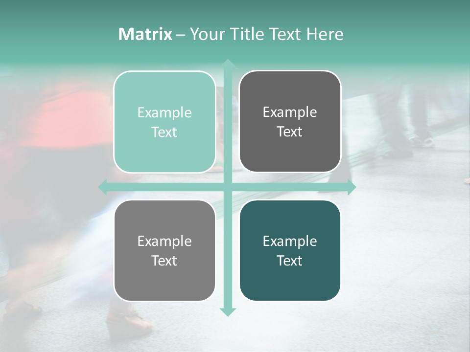 Subway Town View PowerPoint Template