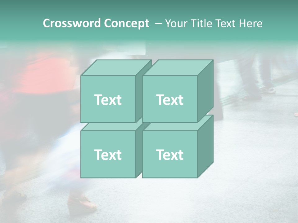 Subway Town View PowerPoint Template
