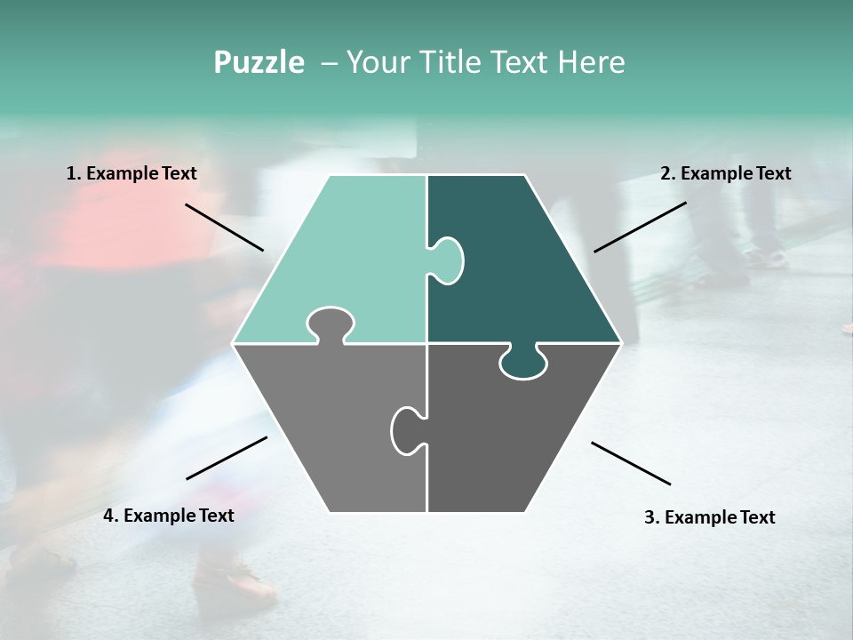 Subway Town View PowerPoint Template