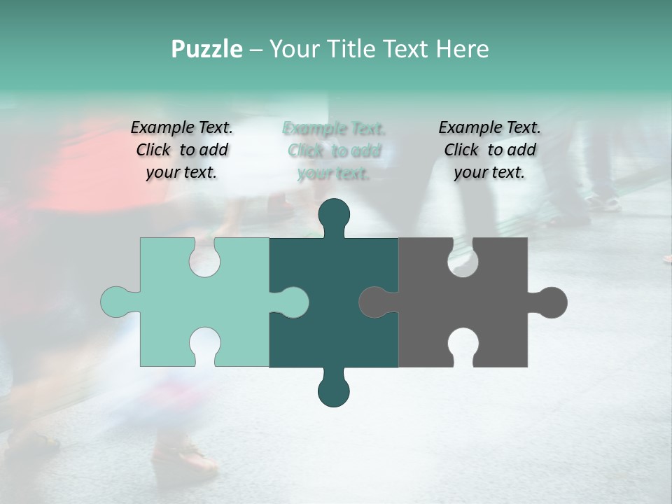 Subway Town View PowerPoint Template