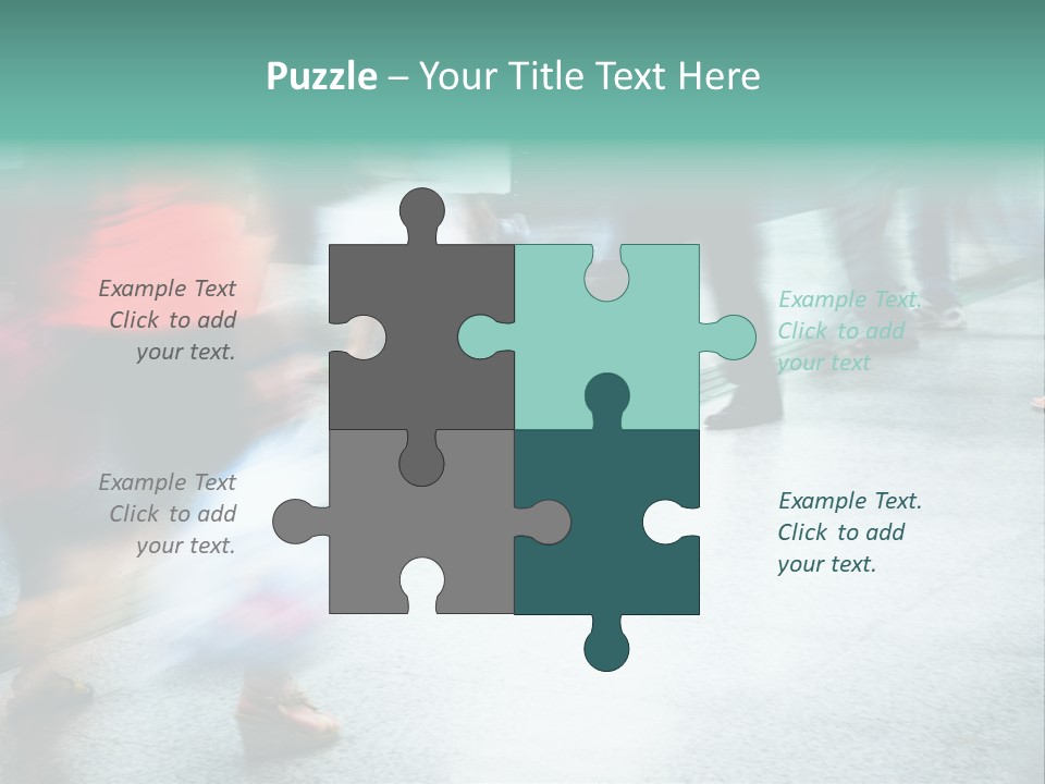 Subway Town View PowerPoint Template