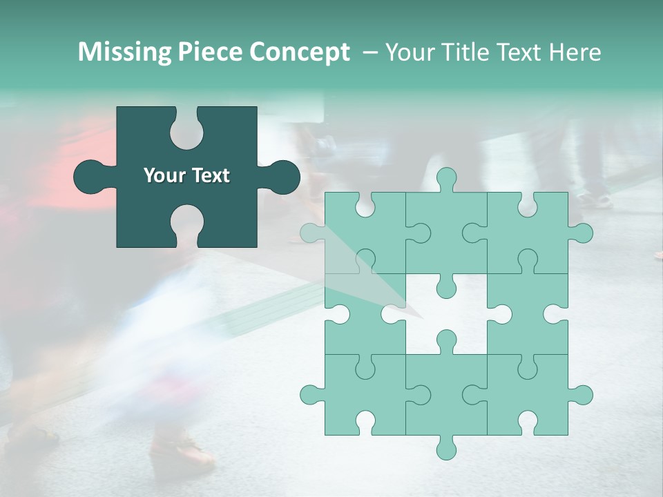 Subway Town View PowerPoint Template