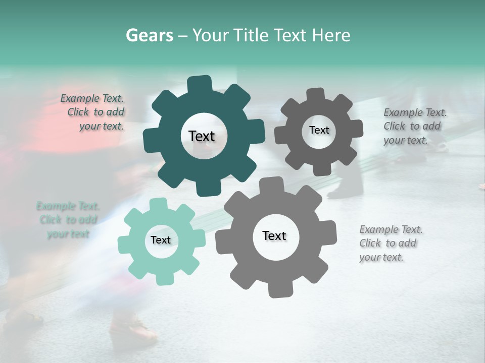 Subway Town View PowerPoint Template