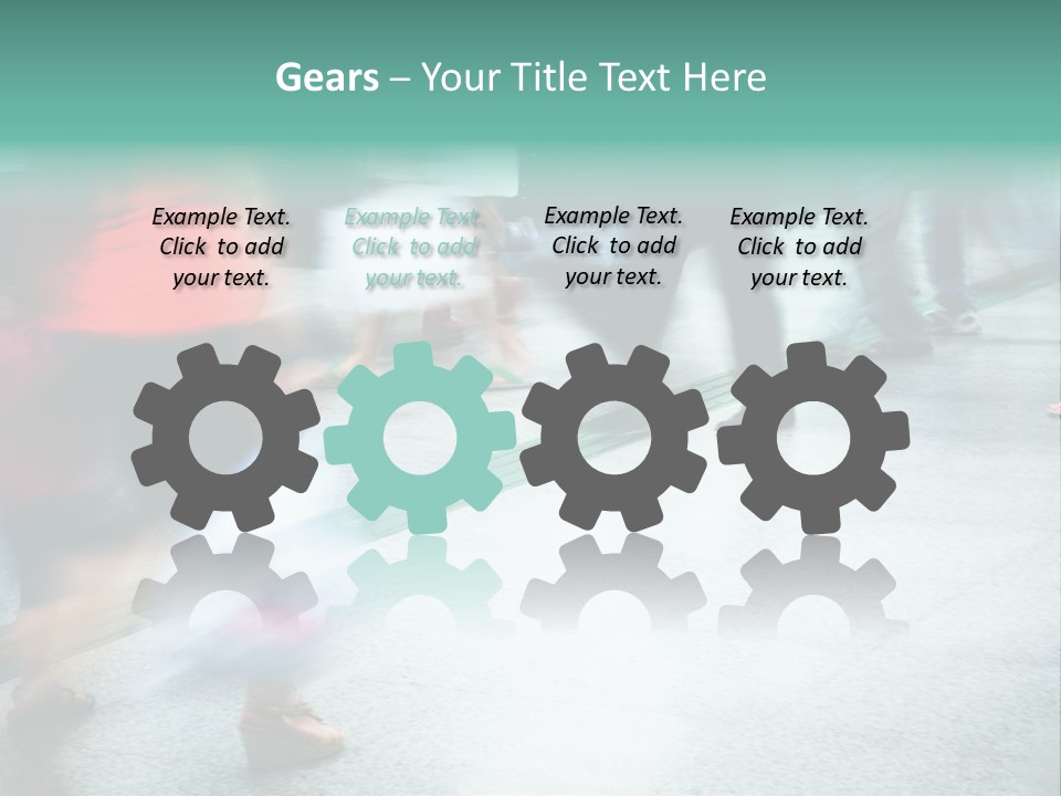 Subway Town View PowerPoint Template