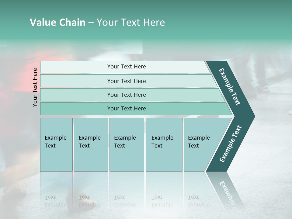 Subway Town View PowerPoint Template