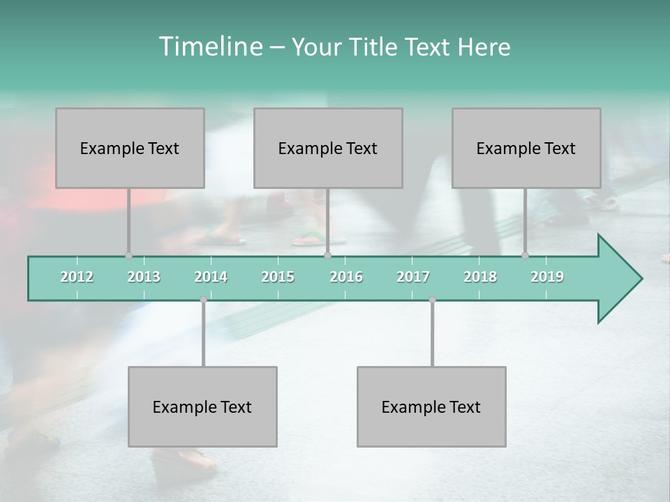 Subway Town View PowerPoint Template