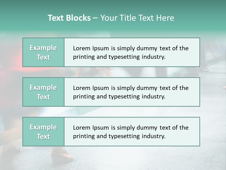 Subway Town View PowerPoint Template