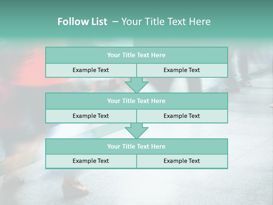 Subway Town View PowerPoint Template